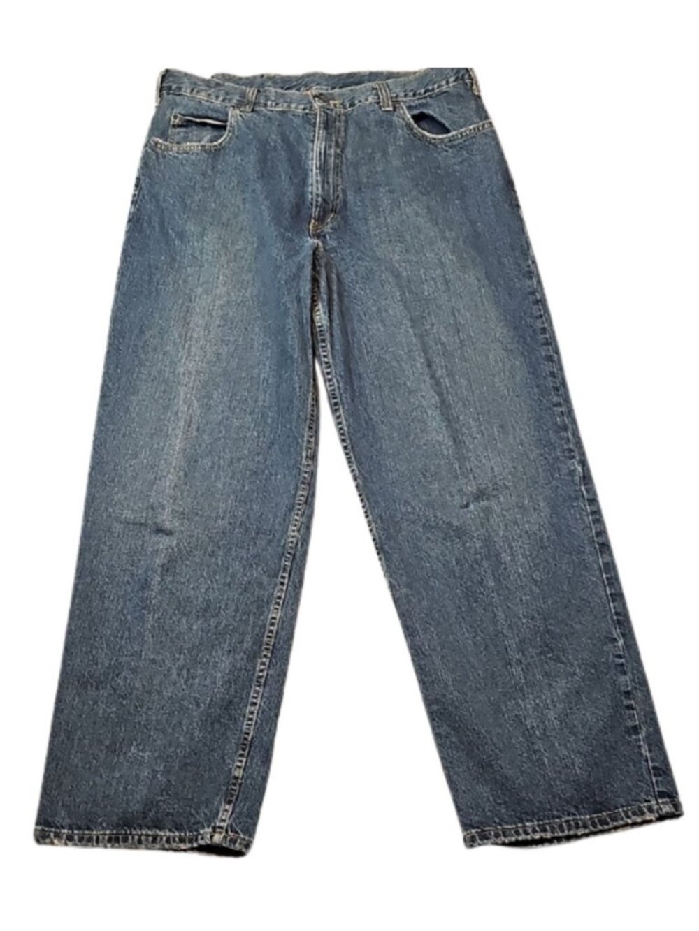 Vintage Timberland Stratham Issue Straight Leg Jeans 38x34 Blue Denim Y2K